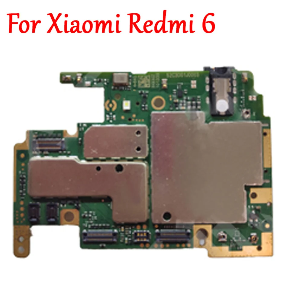 Протестировано) Полная работа оригинальная разблокированная материнская плата для Xiaomi Hongmi Redmi 6 Redmi6 материнская плата с глобальной прошивкой
