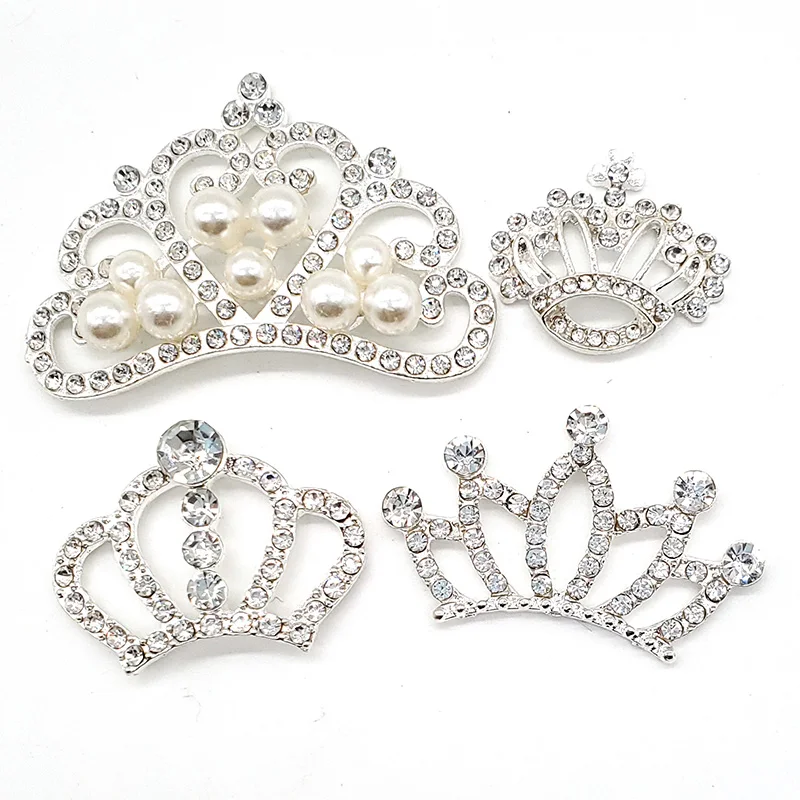 Fashion Metal Chain JIBZ Croc Shoe Charms Decoration DIY Rhinestone Butterfly Crown Garden Shoe Sandals Ornaments Girls Gifts