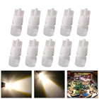 100 шт., 6,3 В постоянного тока, 6 в, 194 в, T10, W5W, 3030, фонарик, пинбол, машина для игрушек, игровой автомобиль, белый, теплый белый, красный, розовый, водонепроницаемый