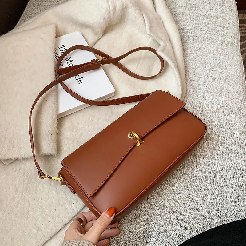 

Winter Ladies Brand Designer Handbags 2021 New Korean Fashion Casual Texture All-match One-shoulder Messenger Small Square Bag