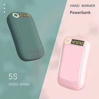 2 in 1 10000mah mini power bank hand warmer heater powerbank portable charger for iphone 12 samsung s21 huawei xiaomi poverbank