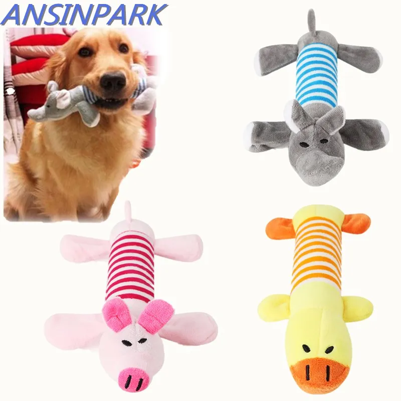ANSINPARK жевательные игрушки для домашних животных плюшевые собак милые щенков утки