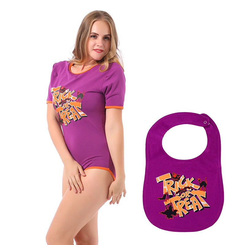 Pattern D - S Взрослые детские комбинезоны-ABDL Хэллоуин шаблон ползунки ddlg взрослый размер Комбинезоны для взрослых девочек - Цвет: Pattern D - S