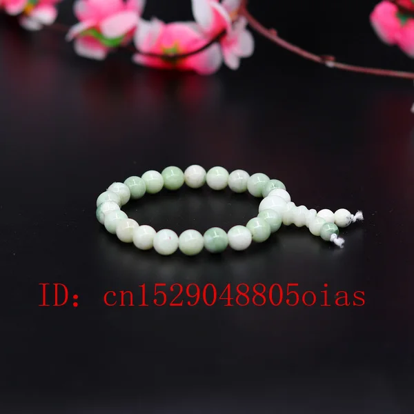 Нефритовый камень Изумрудный браслет с бусинами очаровательные ювелирные
