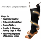 1 пара, компрессионные носки для снятия усталости ног