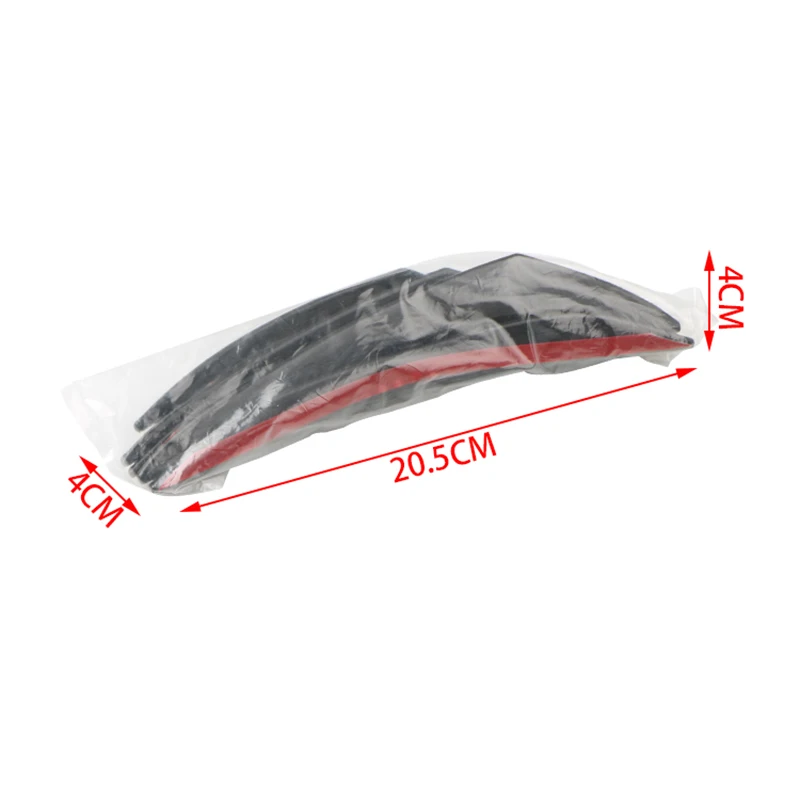6Pcsset Universal Car Spoiler Canards Fit Black Carbon Front Bumper Lip Splitter Fin Air Flying Spoiler Auto Body Kit Accessory (art.: 3920cbc15c6bd) - 3920cbc15c6bd