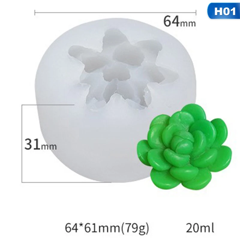 

Flower Pot Mold Handmade Craft Clay Molds Multi-Function Silicone Pot Mold For Succulents Cactus Plants