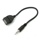 3,5 мм разъем AUX для аудио zu USB 2,0 Тип переходника для автомобиля MP3