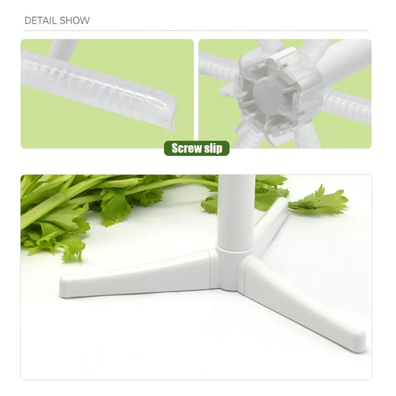 Сушилка белая Складная с 5 ручками кронштейн для сушки спагетти-пасты съемная