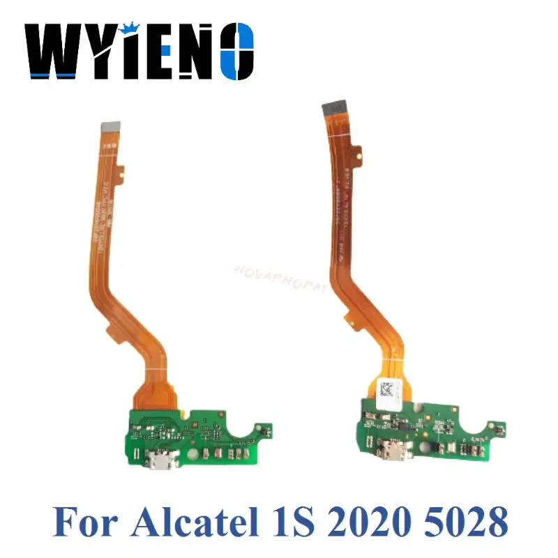 

Wyieno For Alcatel 1S 2020 5028 5028D 5028Y USB Dock Charging Port Charger Plug Main Flex Cable Microphone MIC Board