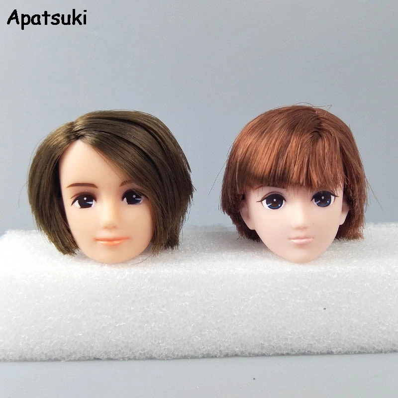 Мягкая пластиковая Высококачественная кукольная головка DIY для куклы Licca