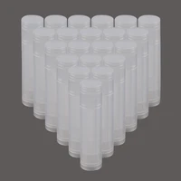 100pcs 5g lipstick tube lip balm containers empty cosmetic lotion container glue stick clear travel bottle makeup tools