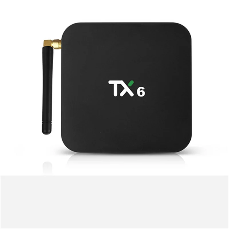 Смарт-ТВ Tanix caixa tx6 android 9 0 4 ГБ 64 5 8 ГГц Wi-Fi allwinner h6 четыре ядра usb 3 bt4.2 4k медиаплеер google