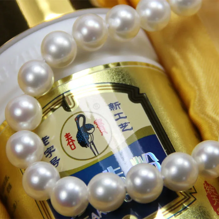 

Genuine AAAA really natural 9-10MM freshwater pearl necklace 18INCH glossy send mother female FREE shipping