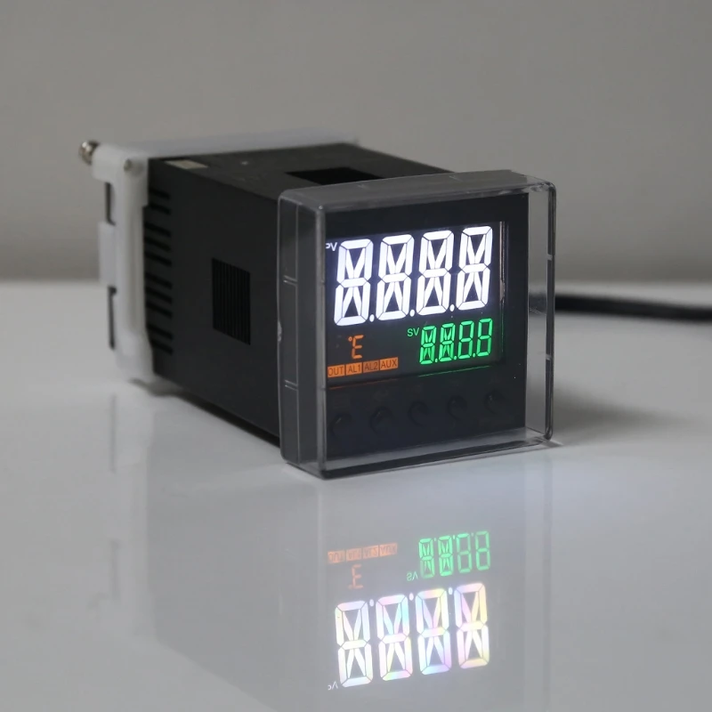 

Relay SSR Output K J Pt100 PID Thermostat Din AC 100-240V Temperature Controller
