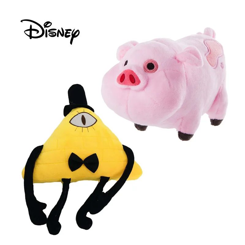 

Disney 18/28cm Gravity Falls cartoon Waddles Pig Plush Stuffed Bill Cipher Toy Dolls Kids Christmas Gift for droshipping
