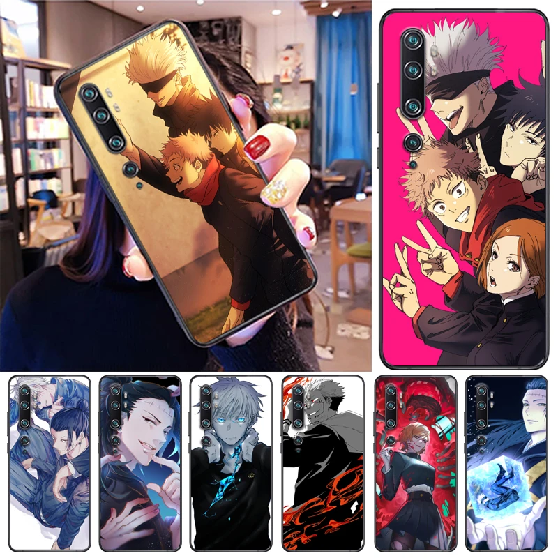 

Jujutsu Kaisen Satoru Gojo Yuji Itadori Sukuna Fushiguro Megumi Phone Case For Xiaomi CC9e CC9 Pro Cases Coque Back Cover Funda