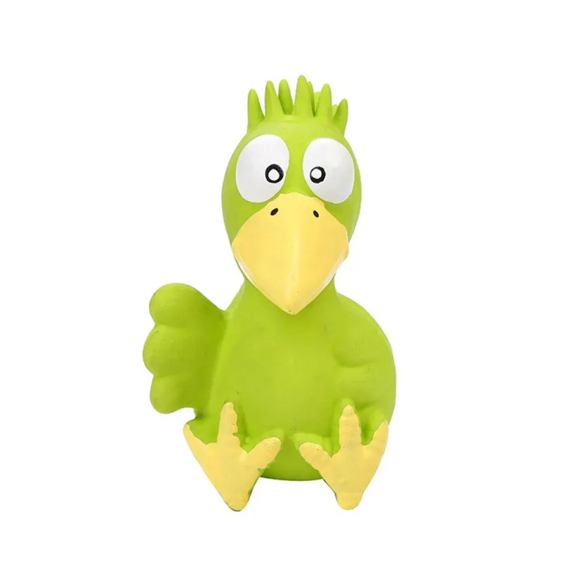 Собака молярная игрушка Латекс мини милый цыпленок Жевательная вокальная