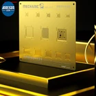 Металлический трафарет Mechanic S40 A8 A9 A10 A11 A12 3D Groove BGA Reballing для Iphone 6 S P 7G XS MAX XR