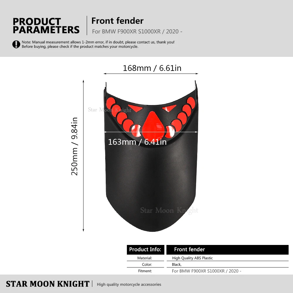 Удлинитель переднего крыла мотоцикла F900XR S1000XR для BMW F 900 XR S 1000 2020-