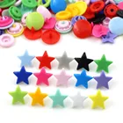 КАМ 20 комплектов пластиковых кнопок 12 мм в форме звезды T5 с застежкой для детской одежды с застежкой для рукоделия аксессуары для одежды