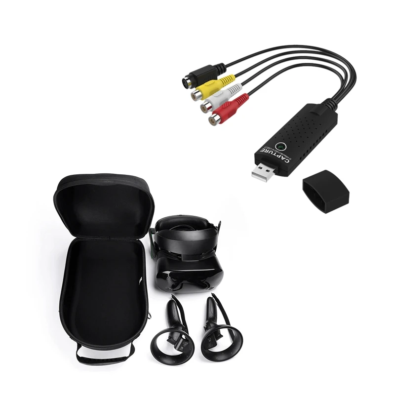 Жесткий Eva Дорожный Чехол сумка для Samsung Hmd Odyssey Windows Смешанная гарнитура Usb 2 0 Карта