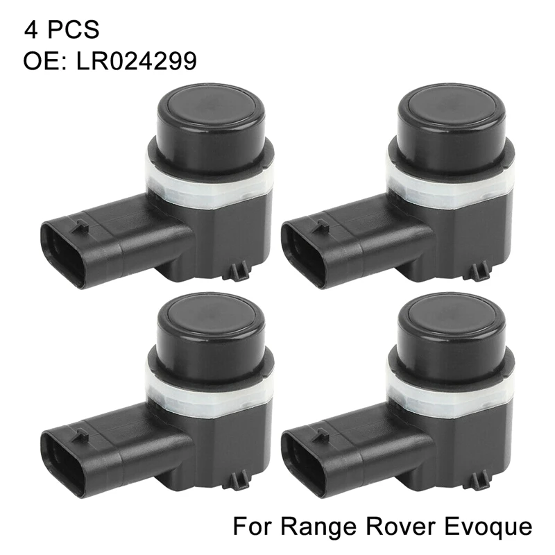 

4Pcs LR024299 Car PDC Reverse Backup Parking Sensor Assist Detector for Land Rover Range Rover Evoque Sport 2012+