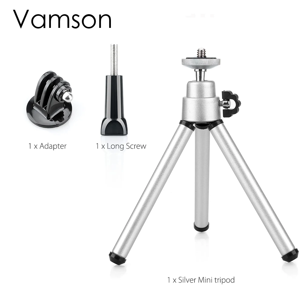 VP413-VP101-LS Vamson мини масштабируемый монопод Штатив для Go Pro Аксессуары для GoPro Hero 7 6 5 4 3+ для Sj4000 для Xiaomi для Yi камеры VP413 - Цвет: VP413-VP101-LS