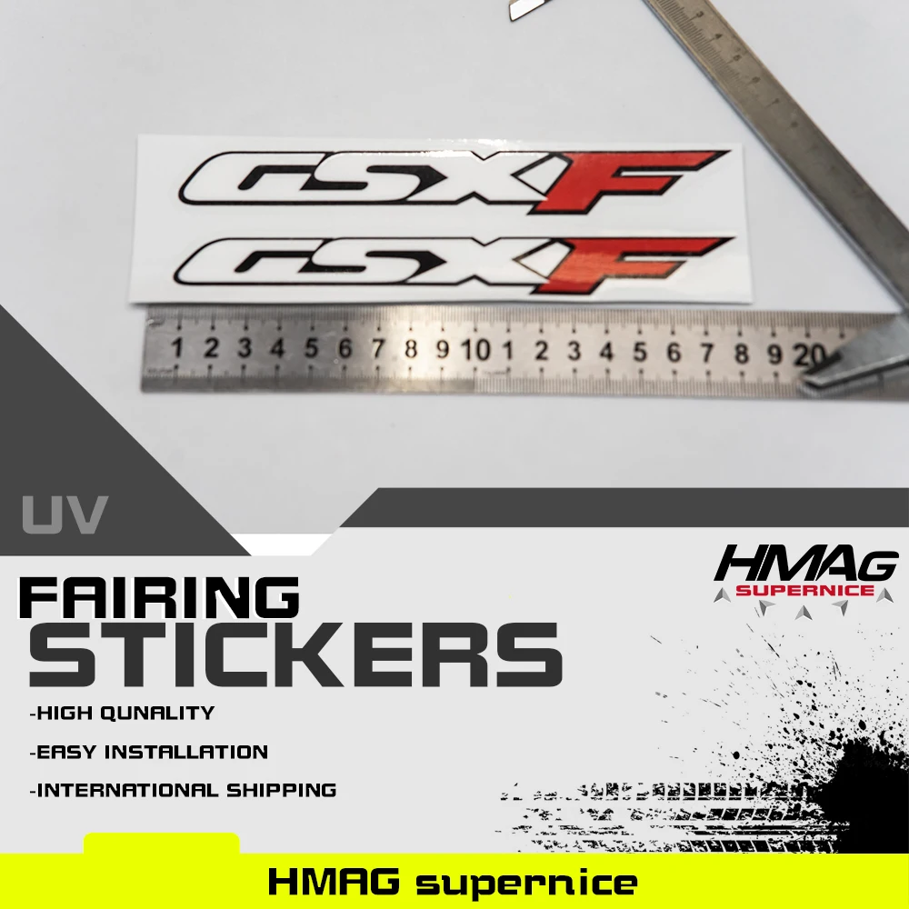 

Motorcycle Fairing Upper Fairing Decals Stickers 3M Sticker 1Pair For Suzuki GSXF GSX-F