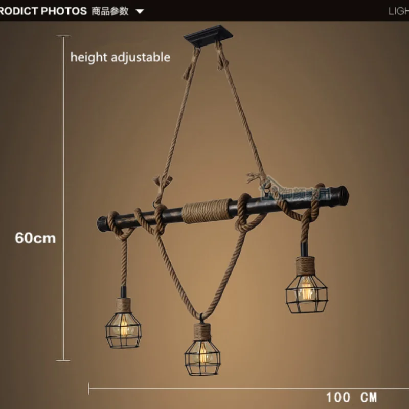 Американский кантри E27 Эдисон промышленная винтажная металлическая