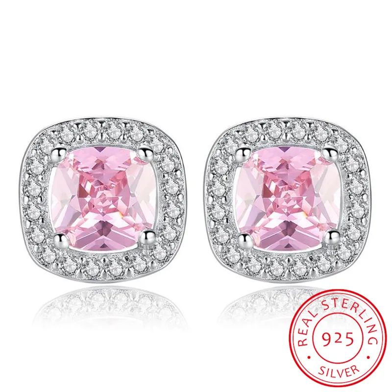 

Серьги-гвоздики квадратные из серебра 925 пробы с муассанитом