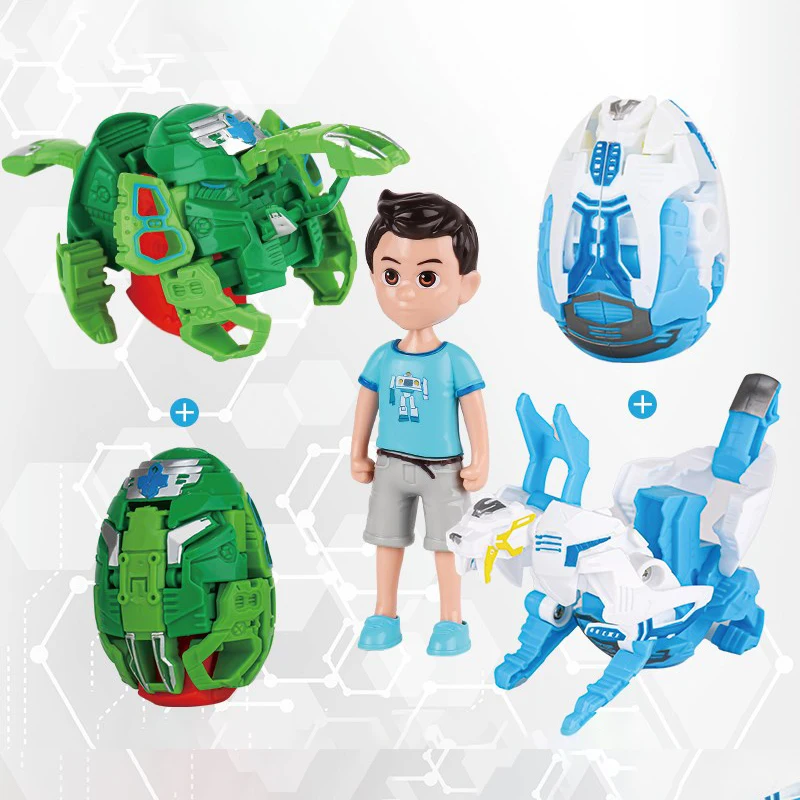 Hello Carbot Koong мультфильм аниме TIRAKOONG Pterodactyl деформация капля трансформация яйцо