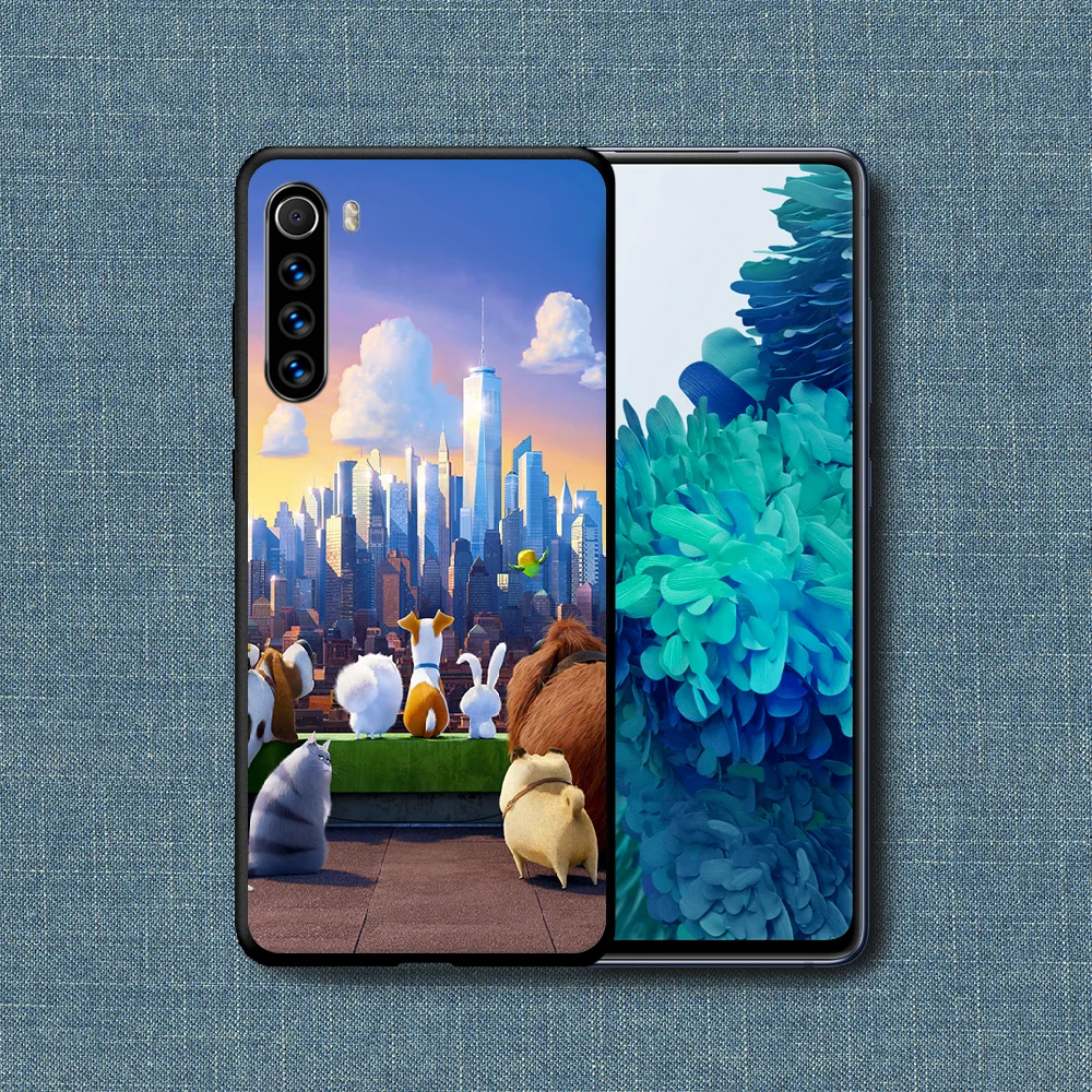 

The Secret Life Cute Cartoon Rabbit Phone Case For Xiaomi Redmi Note 7 8 8T 9 9S 4X 7 7A 9A K30 Pro Ultra black Prime Luxury