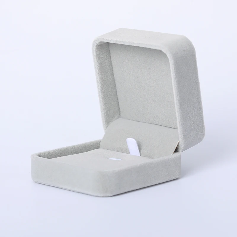 Изысканная фланелевая Подарочная коробка для ожерелья браслета и модная
