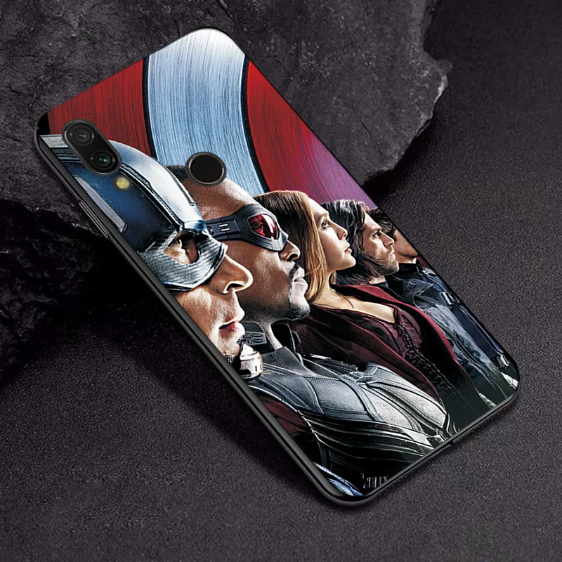 Для Xiaomi Redmi 7 7A чехол Marvel Deadpool черный ТПУ чехол для телефона для Redmi 6 6A 8 8A чехол Redmi 5A 5 Plus чехол Железный человек Redmi 4X - Цвет: TPUBLK648