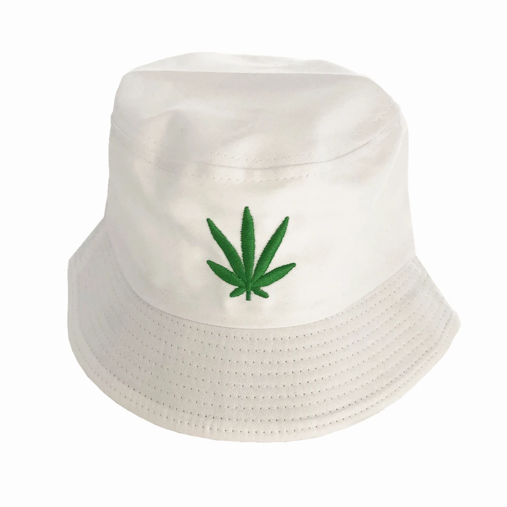 Панама с Кленовым листом для мужчин и женщин хлопковая шляпа вышивкой в стиле