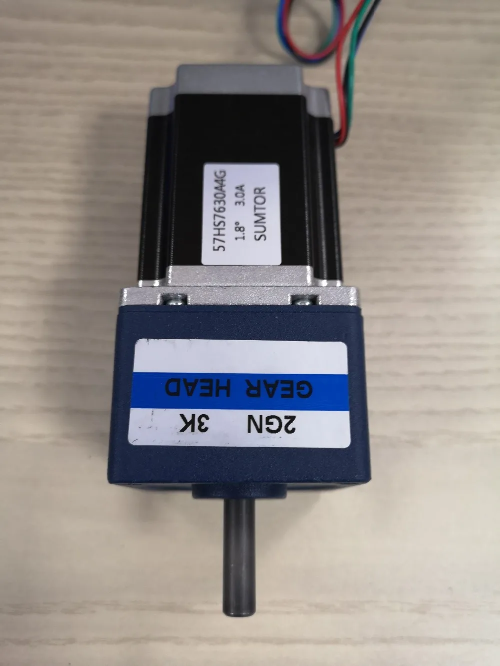 

Ratio 100:1 NEMA 23 Geared Stepper Motor 76 mm Motor body Length 1.8N.m 3A