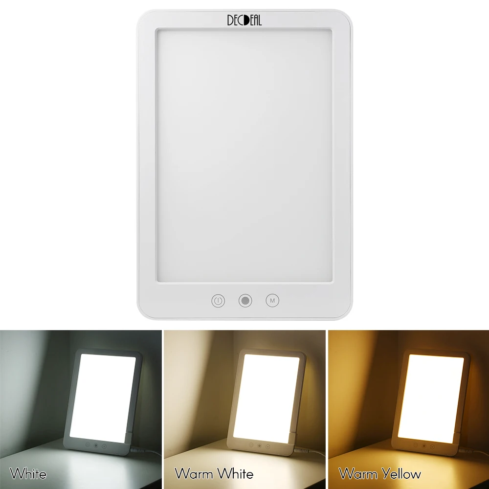 

2021 New DC 12V Therapy Lamp Touching Control Stepless Dimming 3 Light Colors Adjustable for Living Room Bedroom Study Room