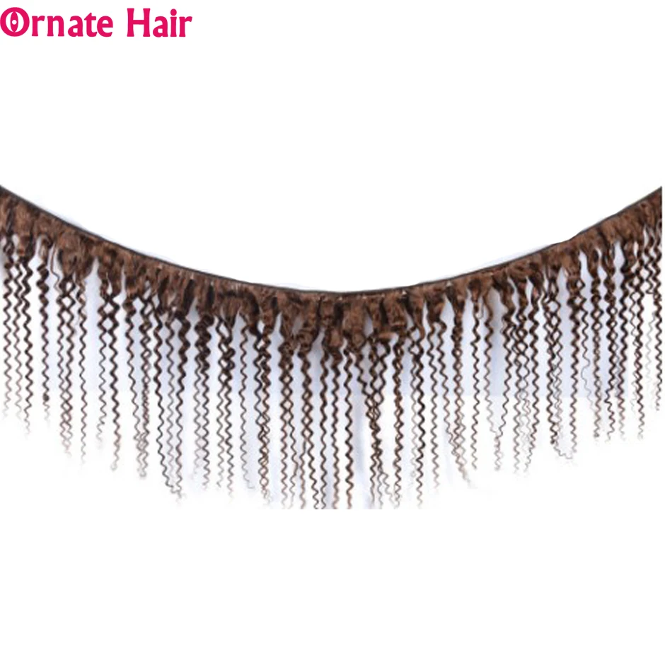 Пре-Цветной индийские волосы волнистые пряди с закрытием Non-Remy человеческие