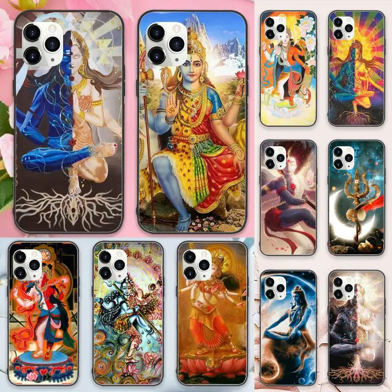 

shiva-shakti Phone Case For iphone 12 11 13 7 8 6 s plus x xs xr pro max mini