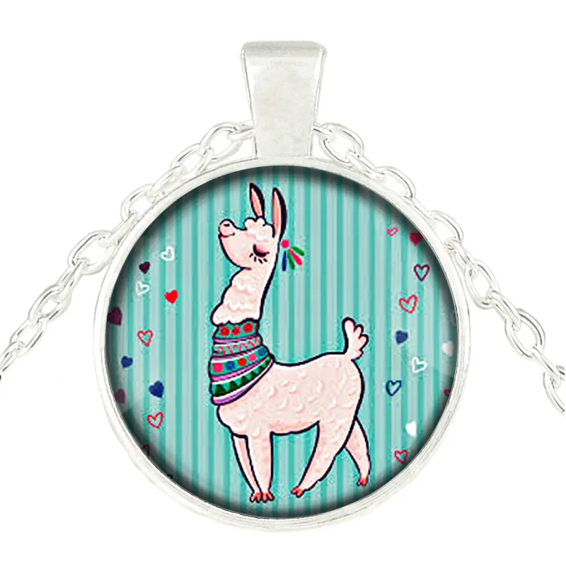 

2021 Trend Aesthetic Lovely Alpaca Time Gem Lady Necklace for Women Pendant Beautiful and Flawless Sweater Chain Fashion Jewelry