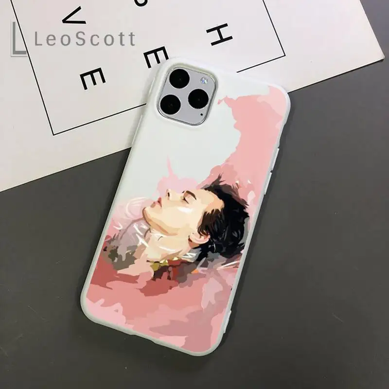 

Harry styles pink singer love kind Phone Case Candy Color for iPhone 11 12 mini pro XS MAX 8 7 6 6S Plus X 5S SE 2020 XR