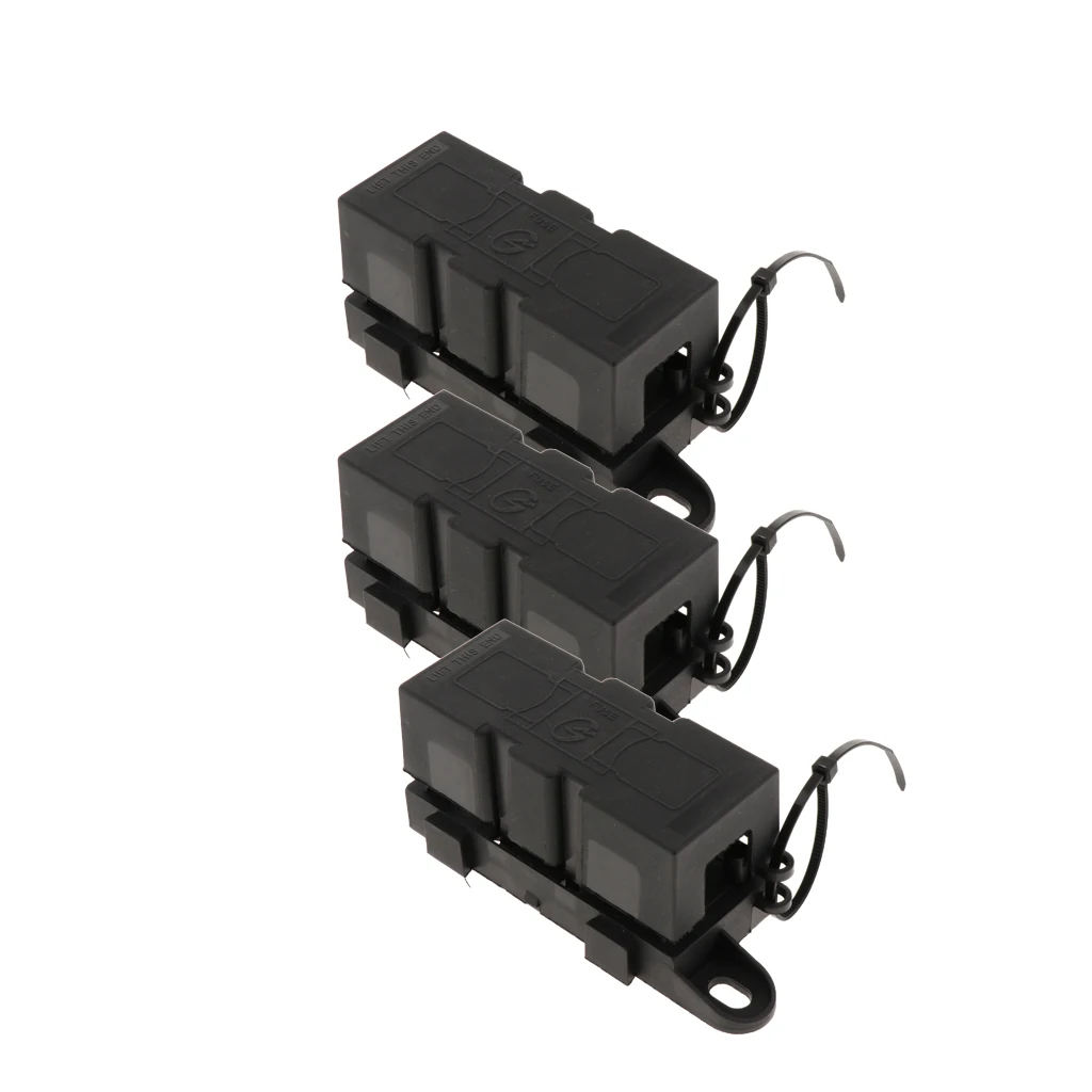 3pcs MEGA Fuse Block/Holder With Cover Universal For RV/Van/Truck/Boat | Автомобили и мотоциклы