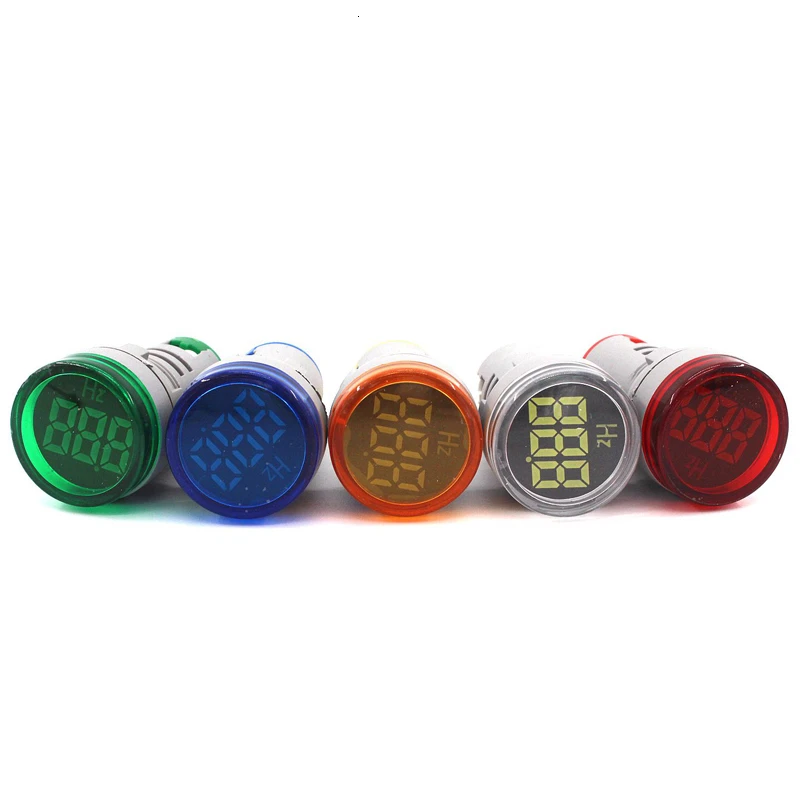 Цифровой светодиодный индикатор переменного тока 22 мм|Световые индикаторы| |