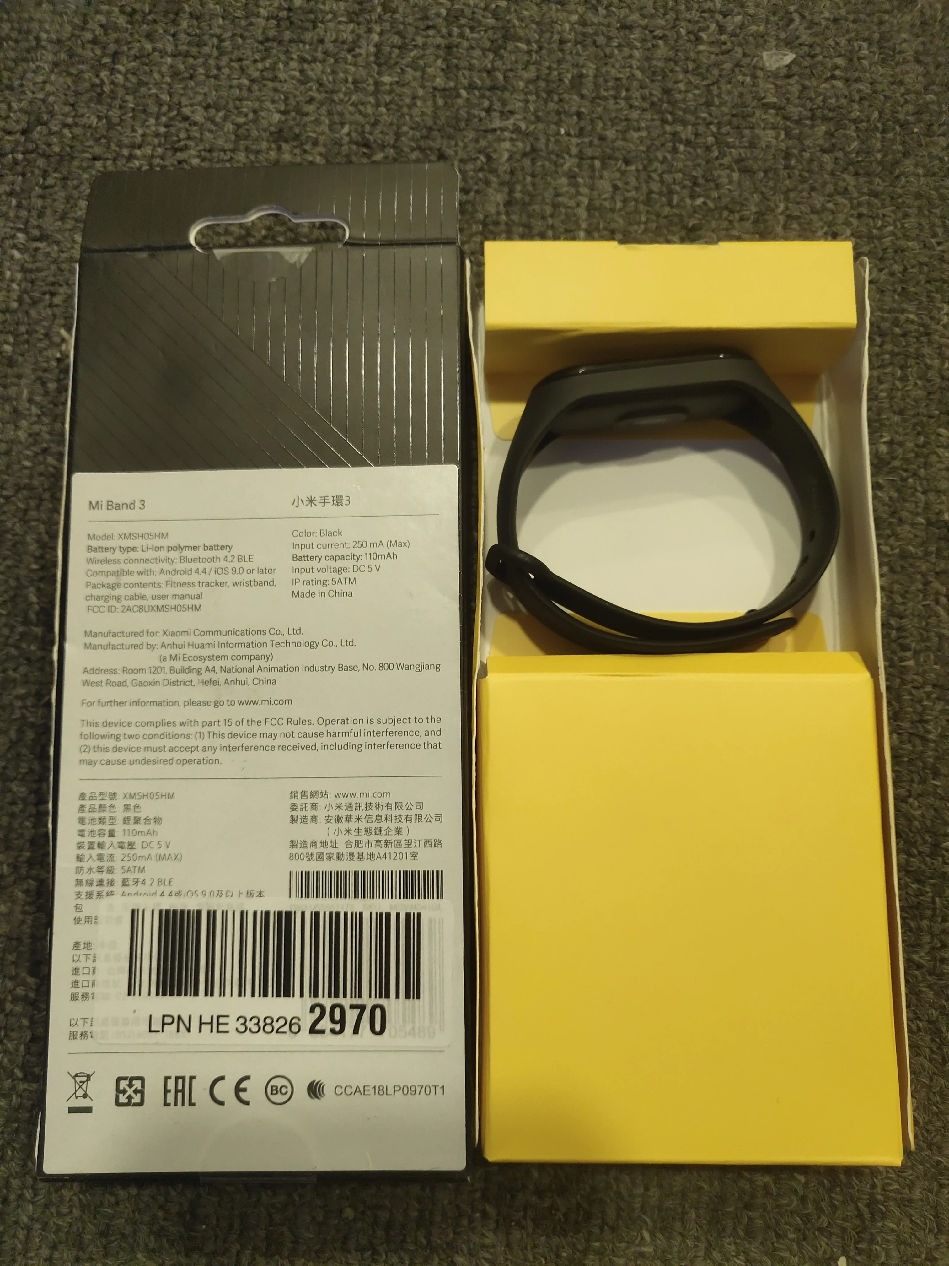 Новинка 85%, Xiaomi Mi, 3 Смарт-браслет, 0,78 дюймов, OLED, тачпад, 2, пульсометр, фитнес, спорт, Bluetooth 4,2