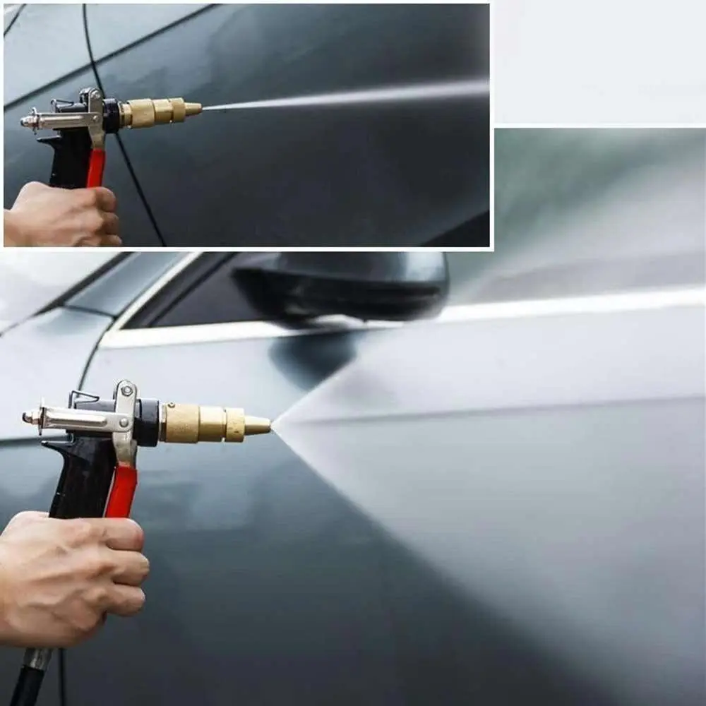 Car Washing High Pressure Water Spray Gun Copper Nozzle Garden Hose Pipe Lawn | Дом и сад