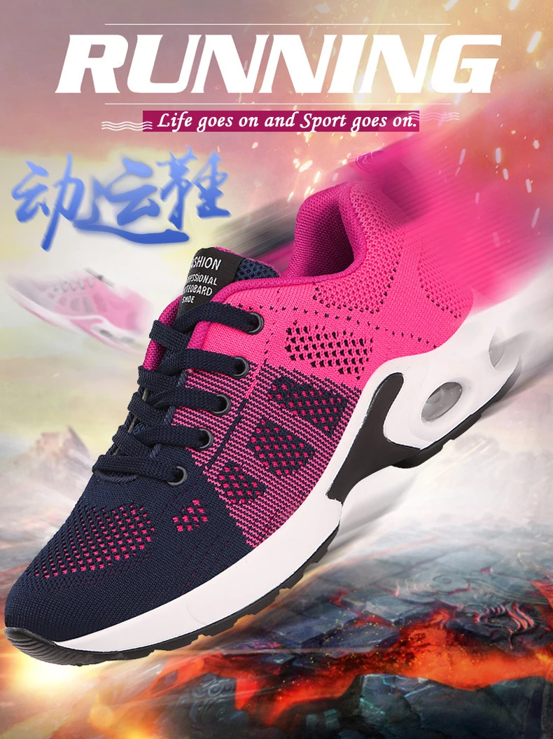 New Platform Sneakers Shoes Breathable Casual Shoes Woman Fashion Height Increasing Ladies Shoes Plus Size 35-42