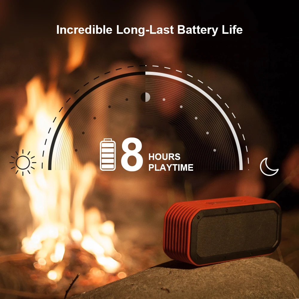 Divoom Voombox уличные водонепроницаемые bluetooth колонки выход за 15 Вт и 12 часов