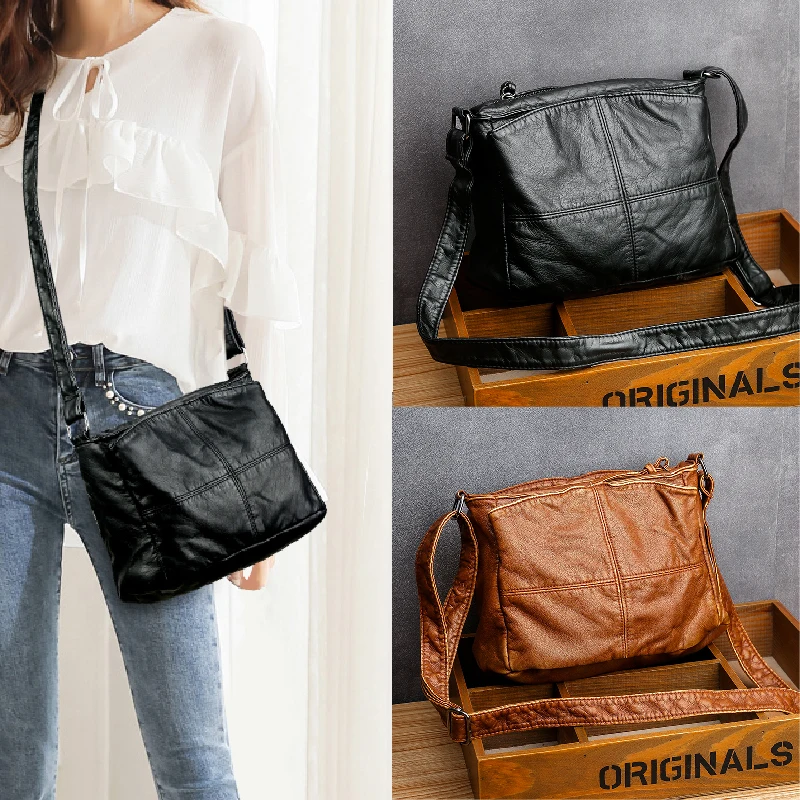 2019 винтажные роскошные женские сумки из мягкой искусственной кожи дизайнерская