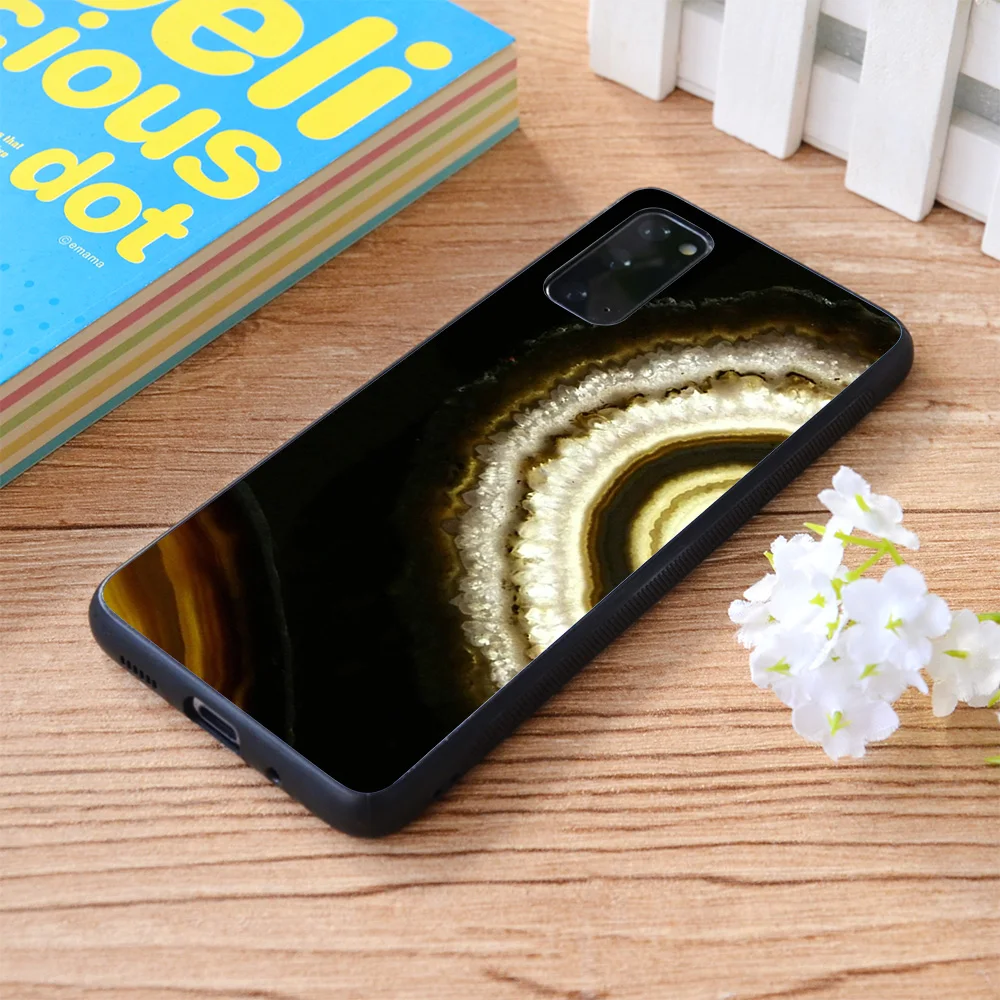 

For Samsung Galaxy Agate Slices Soft TPU border Samsung Galaxy Case